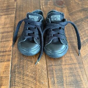 Converse Kids Black Sneakers